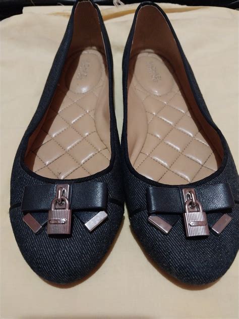 michael kors denim flats